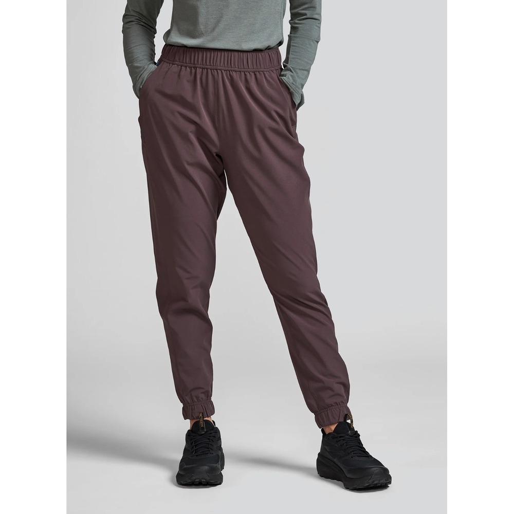 Janji Transit Tech Pants Womens M Running Athletic Performance Joggers in Loam